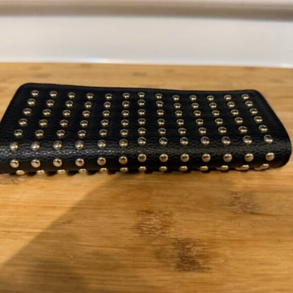 Studded Long Clutch Wallet - Coin Purse & Card Holder - Picture 8 of 16